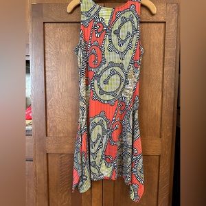 Reborn dress. Orange, Yellow, black & white. Small